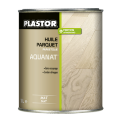 Plastor Huile Aquanat, Emballage: 1 Ltr, Brillance: Mat