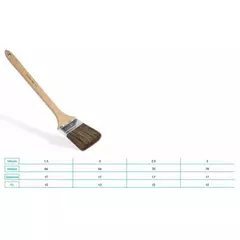 S / 24 - Radiator brush, gray bristles 1.5