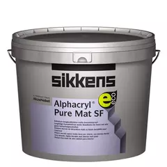 Sikkens Alphacryl Pure Mat SF  1 Litre, Emballage: 1 Ltr