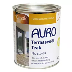 Auro N° 110 Huile pour terrasse, Emballage: 2.5 Ltr, Couleur: Bangkirai