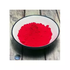 natural pigment powder: Cinnabar Red