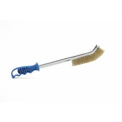 Long handle multi-purpose brass brush