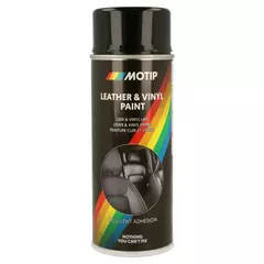 Motip Leder- und Vinyl-Farbspray, Farbe: Schwarz
