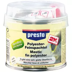 Mastic fin polyester Presto, Emballage: 1 Kg