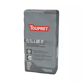 Toupret FIX, FILL & JOINT 45’, Packaging: Sac - 25Kg.