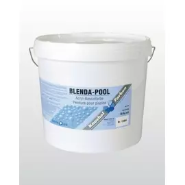BLENDA®-POOL peinture pour piscine acrylique - bleu clair	, Emballage: 6 Kg