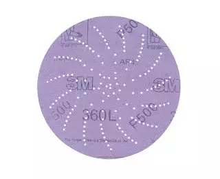 Dischi Abrasivi AERZETIX 150mm P1000 - 5 Pezzi Con 6 Fori Per Levigatrici Orbitali - Grano Verde Per Metallo E Acciaio - 3