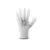 White polyurethane glove