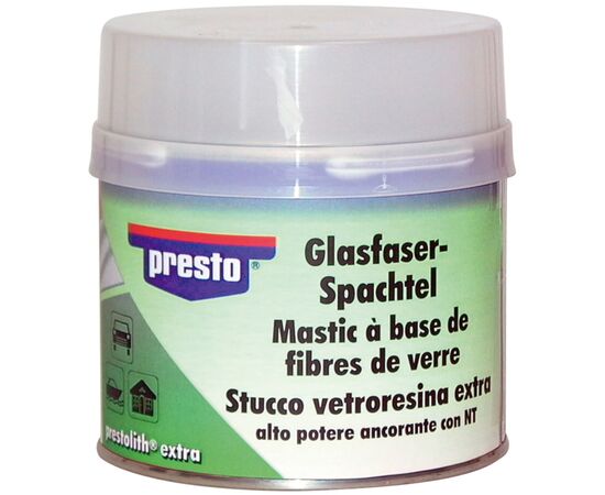 Mastic à base de fibre de verre "sans styrène", Emballage: 250 gr