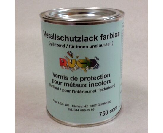 Vernis de protection pour métaux incolore, Emballage: 750 ml