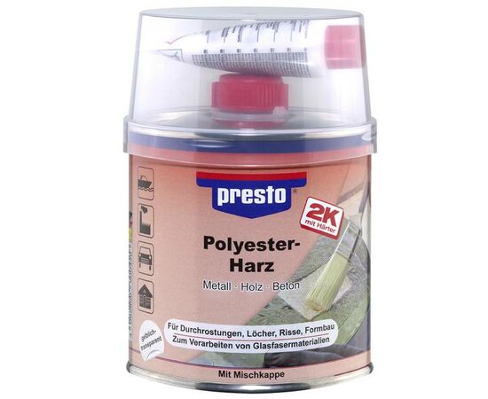 Résine Polyester Presto, Emballage: 1 Kg