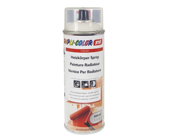 Spray pour radiateurs Duplicolor "Profi", Emballage: 400 ml, Couleur: RAL 9016