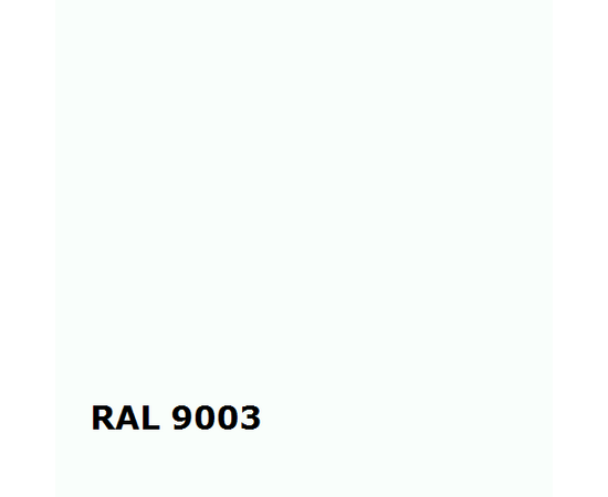 RAL 9003 | RAL