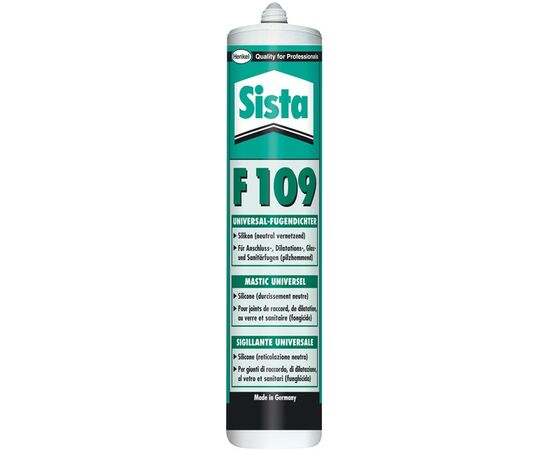 Sista F109 Silicone Universel 300ml, Couleur: Blanc, Emballage: 300 ml