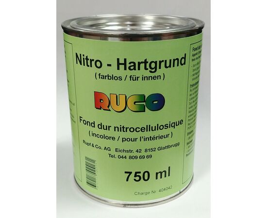 Ruco Fond dur Nitrocellulosique, Emballage: 5 Ltr