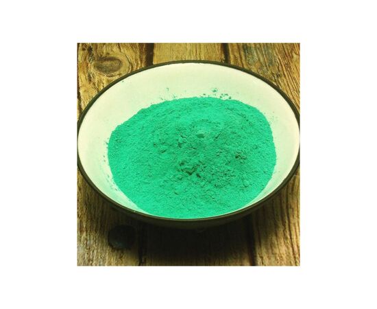pigmento naturale in polvere: verde lime