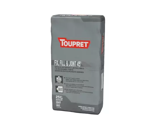 Toupret FIX, FILL & JOINT 45’, Verpackung: Sac - 25Kg.