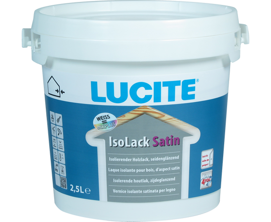 LUCITE® 154 IsoLack Satin, Emballage: 1 Ltr, Couleur: RAL 9010