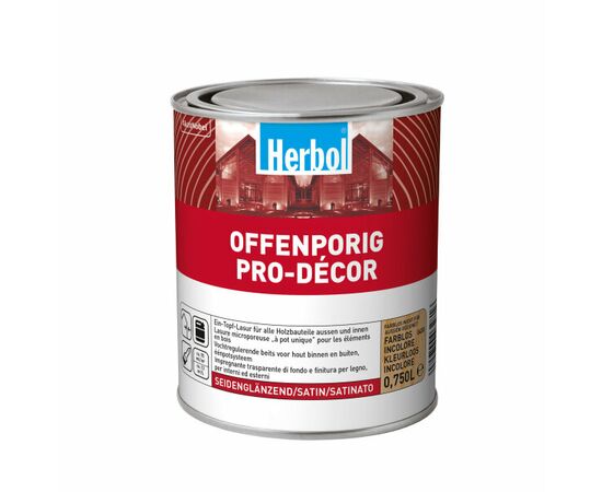 Offenporig Pro-Decor, Emballage: 750 ml