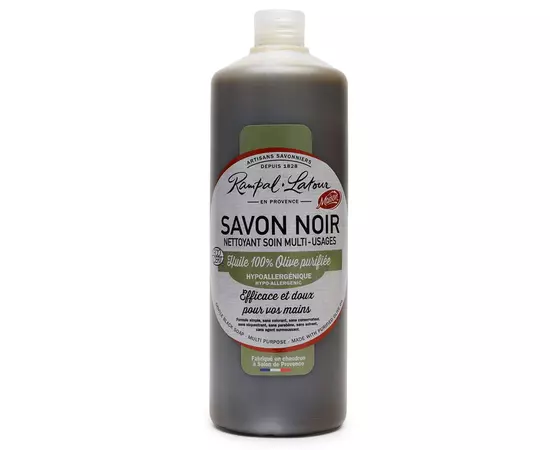 Schwarze Seife mit Olivenöl – Ecodetergent, Verpackung: 1 Ltr