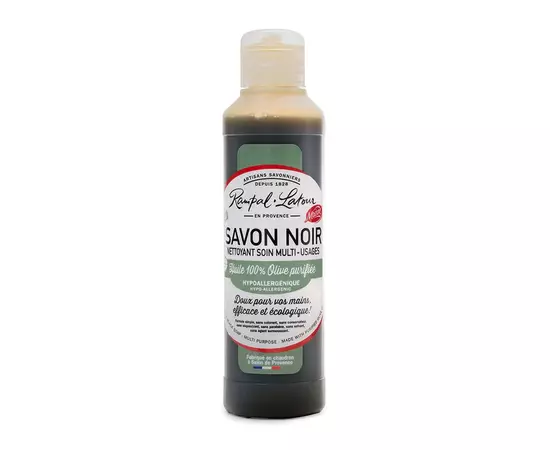 Schwarze Seife mit Olivenöl – Ecodetergent, Verpackung: 250 ml