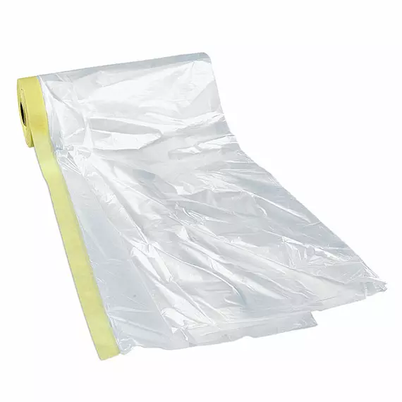 Permafix 054 - Feuille de protection avec bande à masquer crêpe, Taille: 1400mmX33m