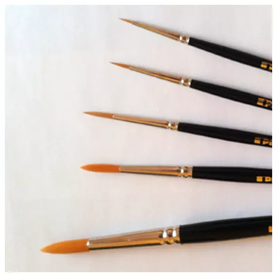 Pinceau à aquarelles soies synthétiques