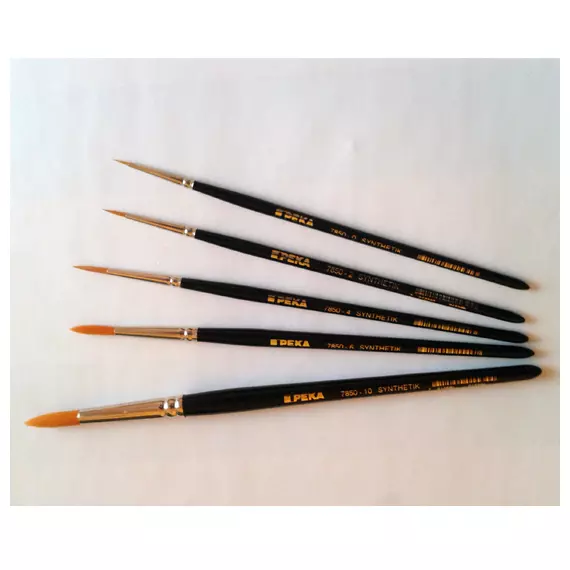 Pinceau à aquarelles soies synthétiques