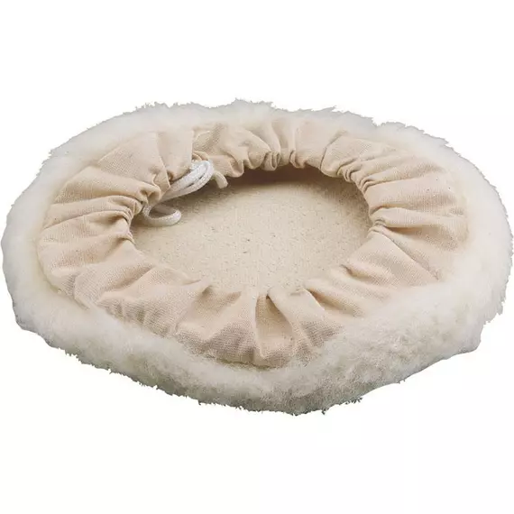 Disque de polissage en laine d'agneau