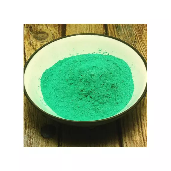 pigmento naturale in polvere: verde lime