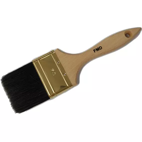 pinceau plat superieur, manche bois