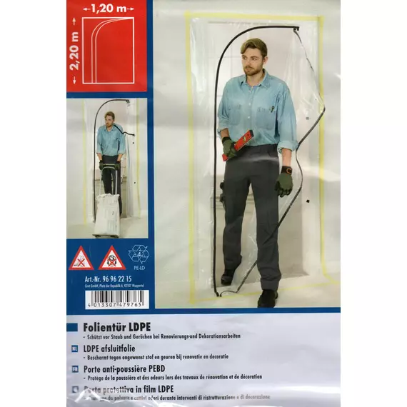 Porte plastique avec fermeture Zip