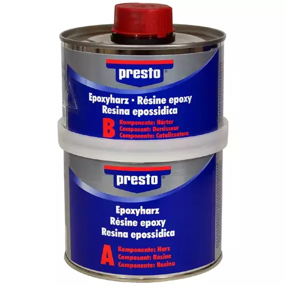 Presto epoxy resin