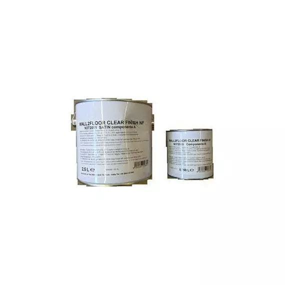 Wall2Floor Clear Finish (Comp. A + B = 2.5 Litres + 0.75 Litres)