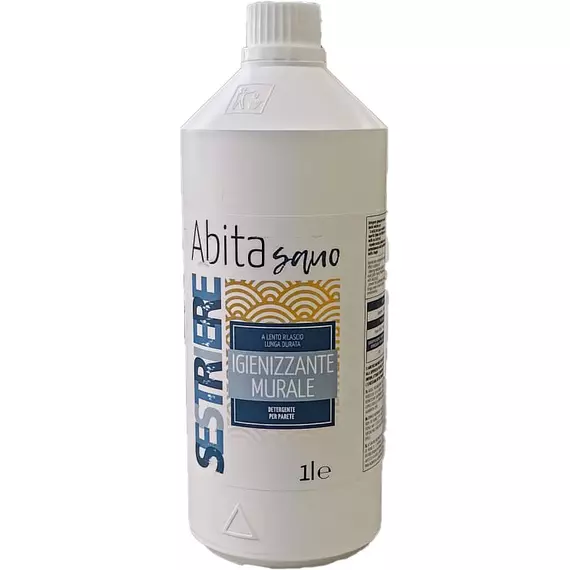 Abita Sano Detergente disinfettante per muri a lunga durata 1 Litro