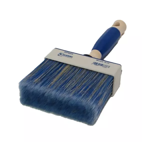 Brosse carrée soie synth. Bleu, Largeur: 3x10cm