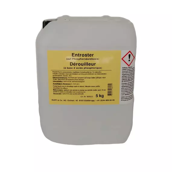 Dérouilleur à base d'acide phosphorique