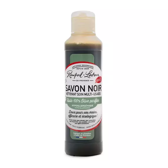 Black soap with olive oil - Ecodetergent, Packaging: 250 ml