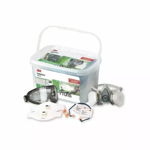 3M™ Kit de Protection Professionnelle 1000MCWE – Protection Respiratoire, Oculaire et Auditive