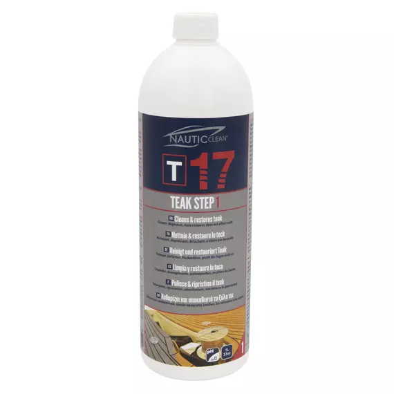 NauticClean Clean T17 Teak Step 1