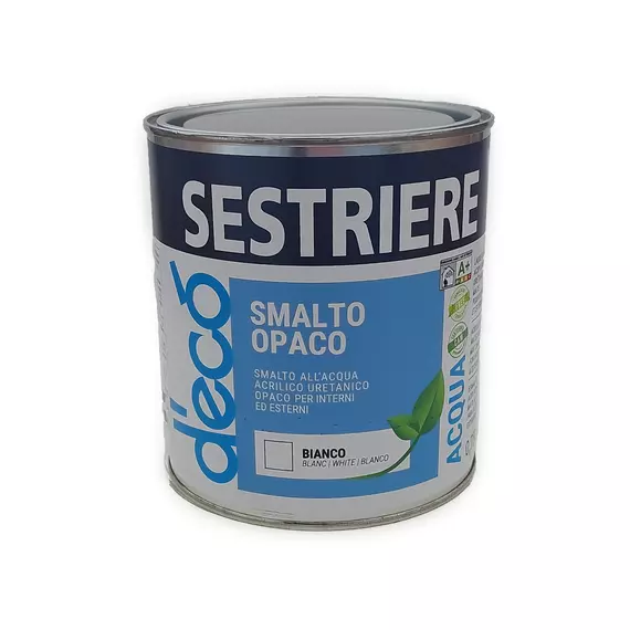 D'écò water-borne enamel mat 375ml White, Size: 375ml