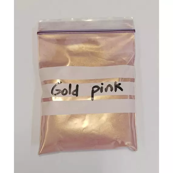 metallic pigment, Packaging: 20 gr, Color: Gold Pink