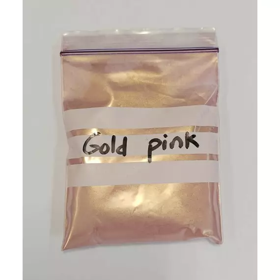 metallic pigment, Packaging: 20 gr, Color: Gold Pink